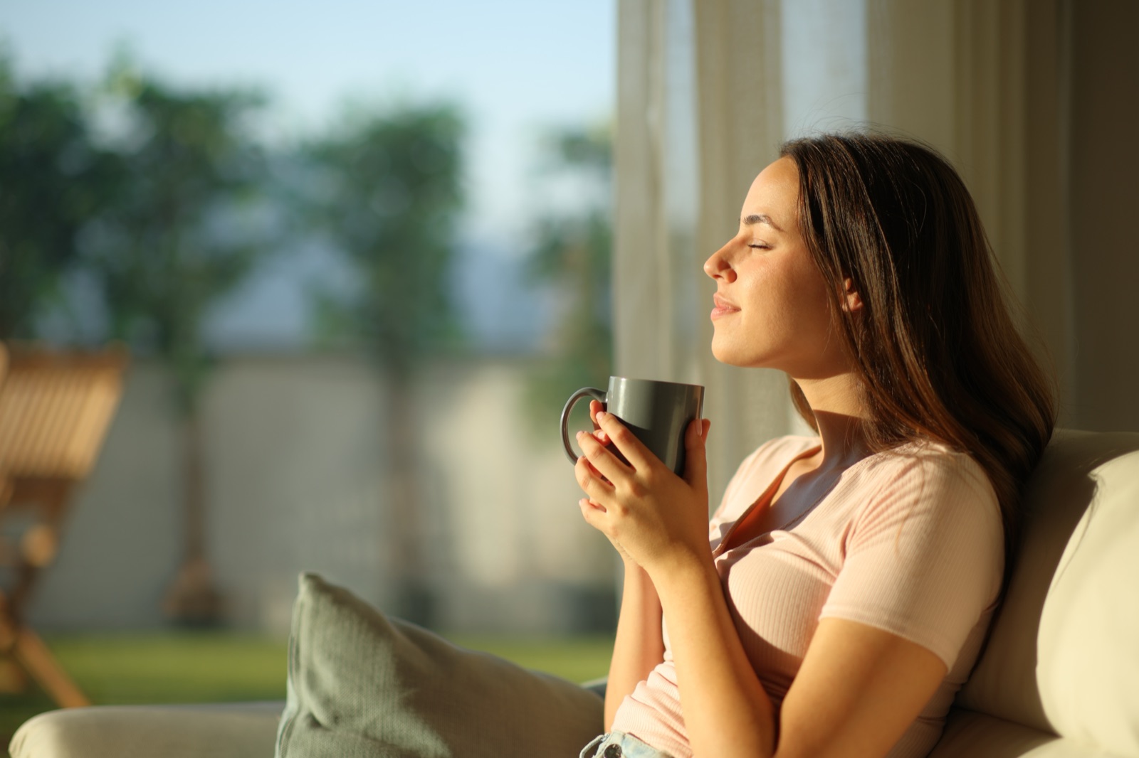 A steaming cup of coffee, linked to lower dementia risk